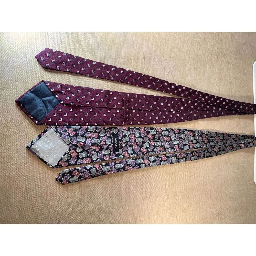 2 Ties, Daniel Cremieux Tie & Adolfo Tie